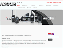 Tablet Screenshot of amcom.nl